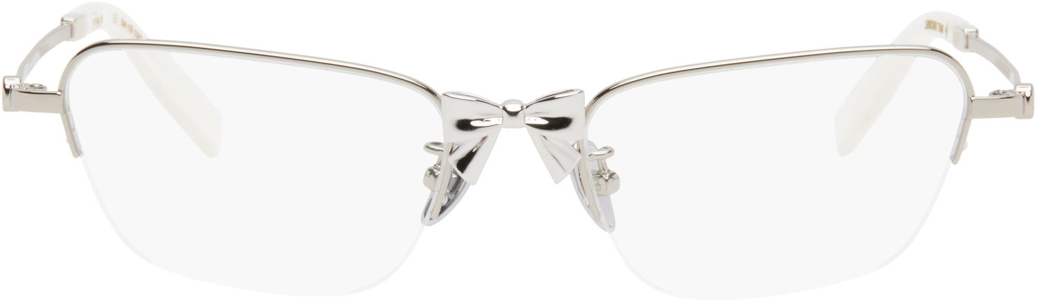 Слънчеви очила SHUSHU/TONG YVMIN Edition Metal Bowknot Glasses Металик | 25692SLV00NN, 0