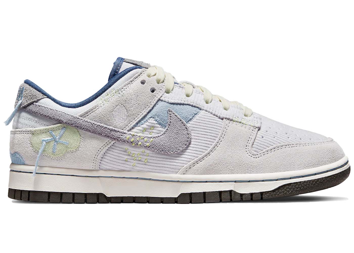 Кецове и обувки Nike Dunk Low On the Bright Side Photon Dust W Сиво | DQ5076-001, 0