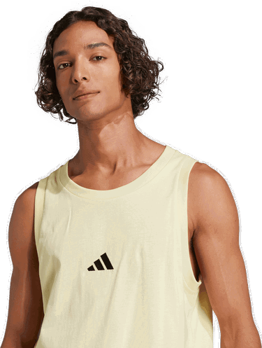 Потник adidas Originals adidas Essentials Small Logo Tank Top Жълто | je8979, 3