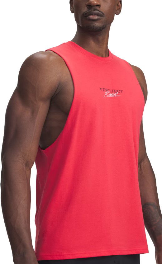 Потник Under Armour Project Rock Tank Top Червено | 1389949-989, 0