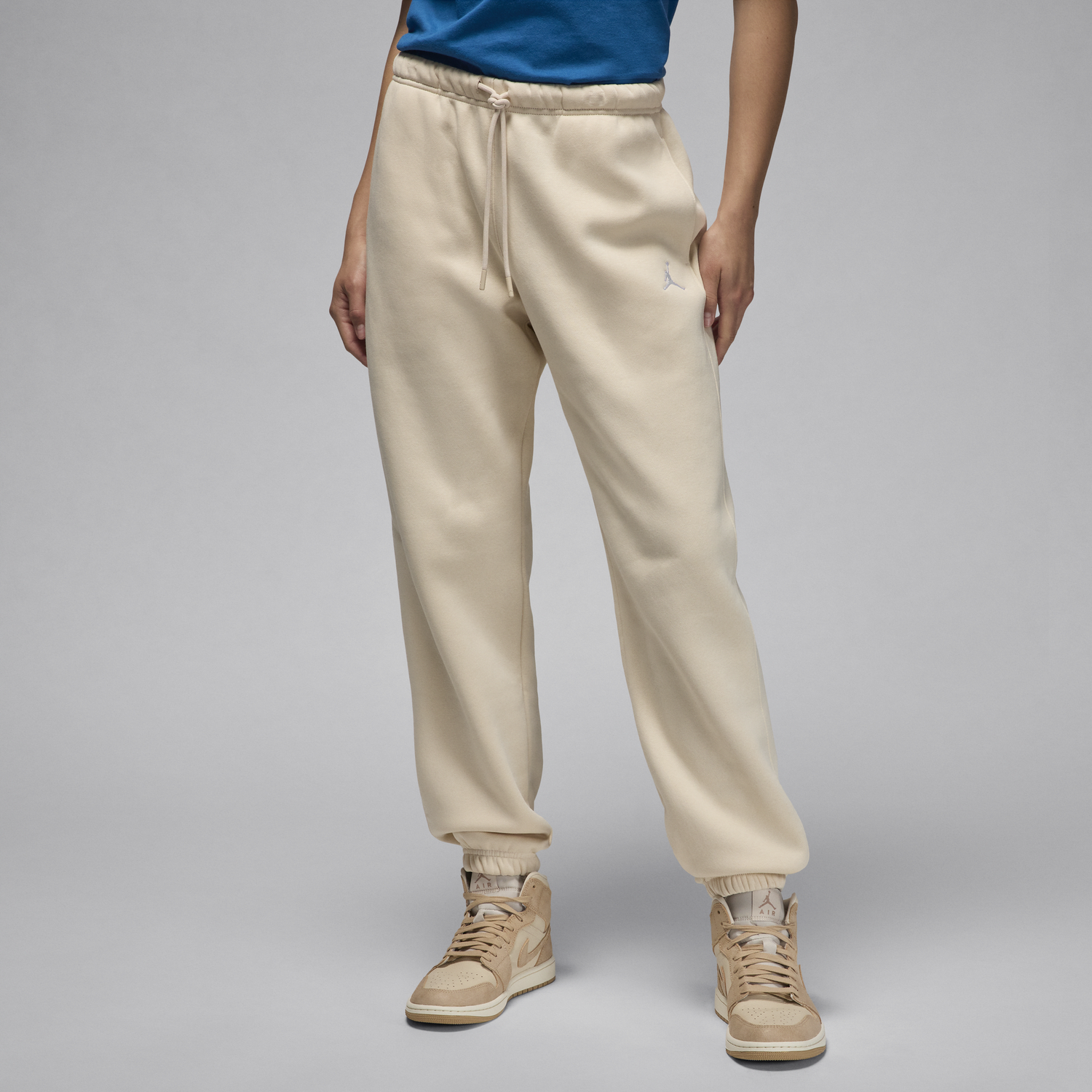 Панталони Jordan Jordan Brooklyn Fleece Бежово | FV7077-203, 0