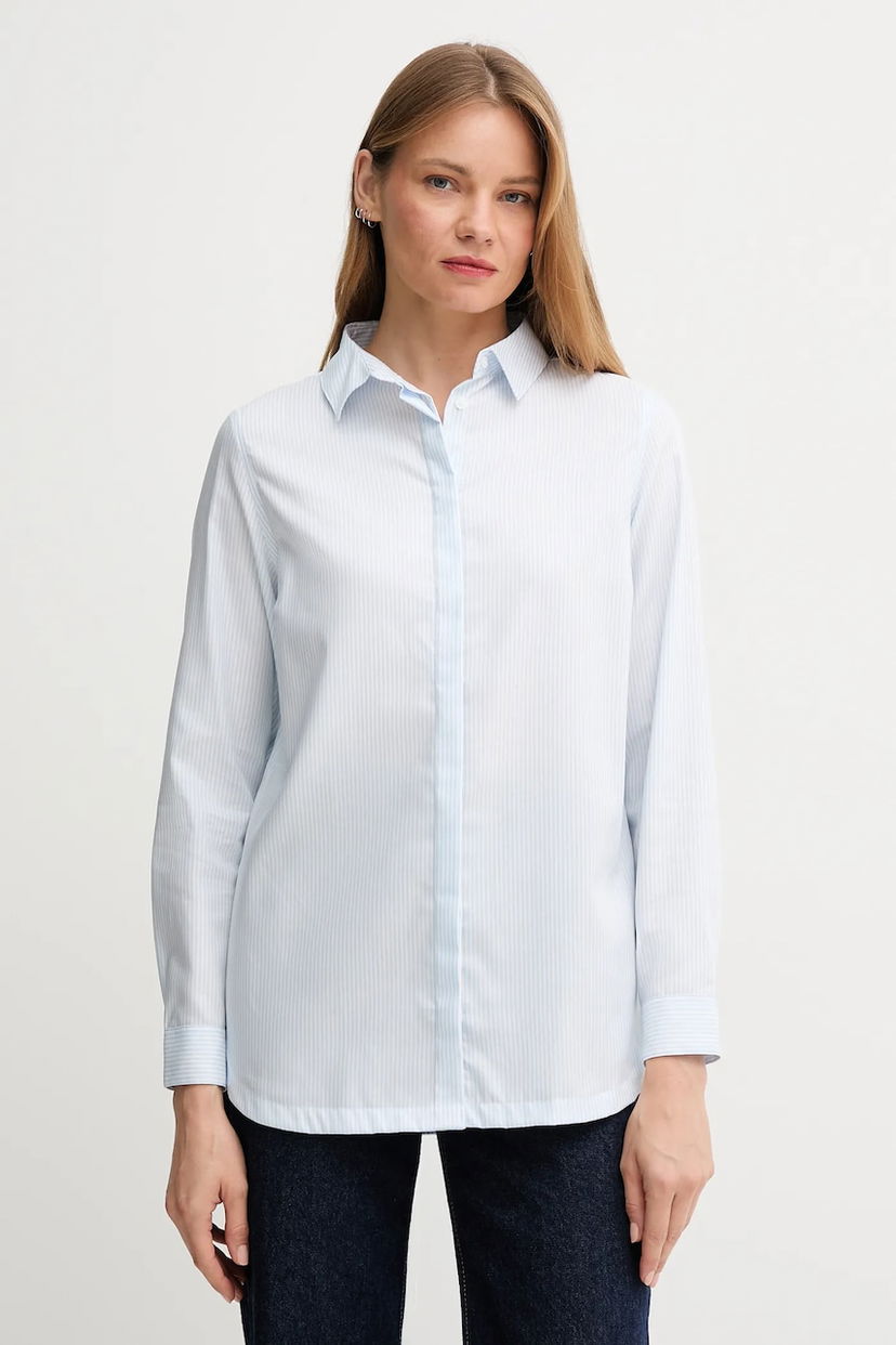 Риза Barbour Barbour CLAYDON Regular Fit Classic Collar Shirt Синьо | LSH1695