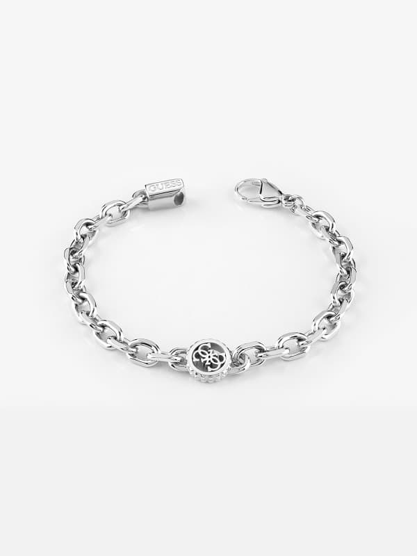 Гривна GUESS "Log-In" Bracelet Металик | JUMB02103JW, 0