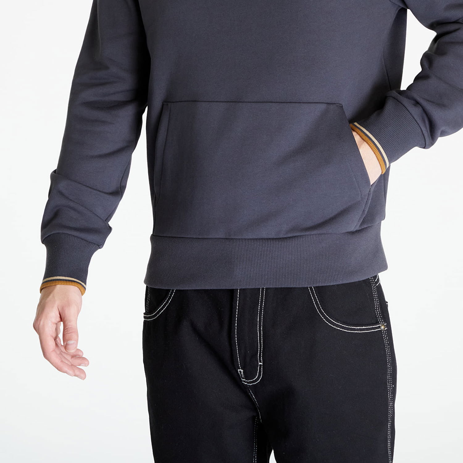 Суитчър Fred Perry Tipped Hoodie Тъмно синьо | M2643 V07, 1