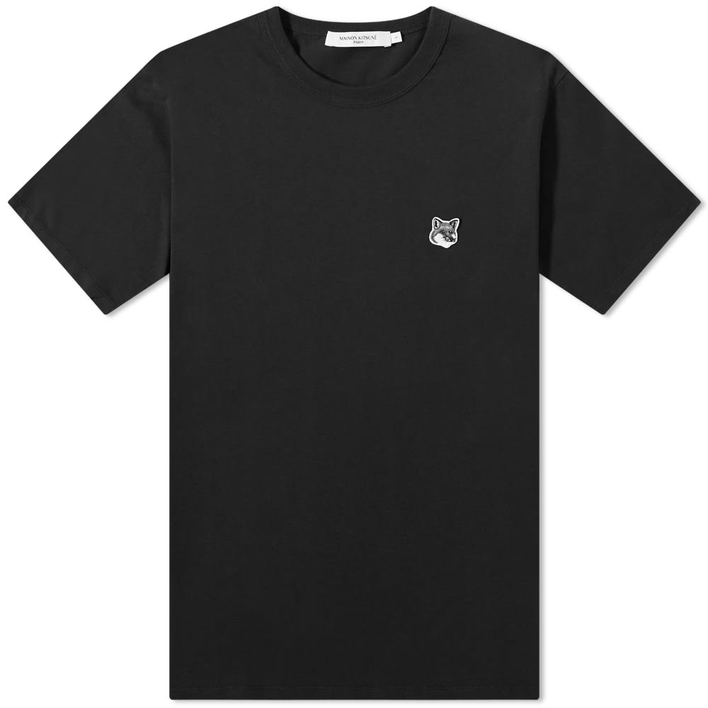 Тениска MAISON KITSUNÉ Fox Head Patch Classic Tee Черно | GM00118KJ0008-P199, 0