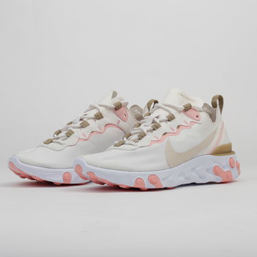 Кецове и обувки Nike W React Element 55 Бежово | BQ2728-007, 0