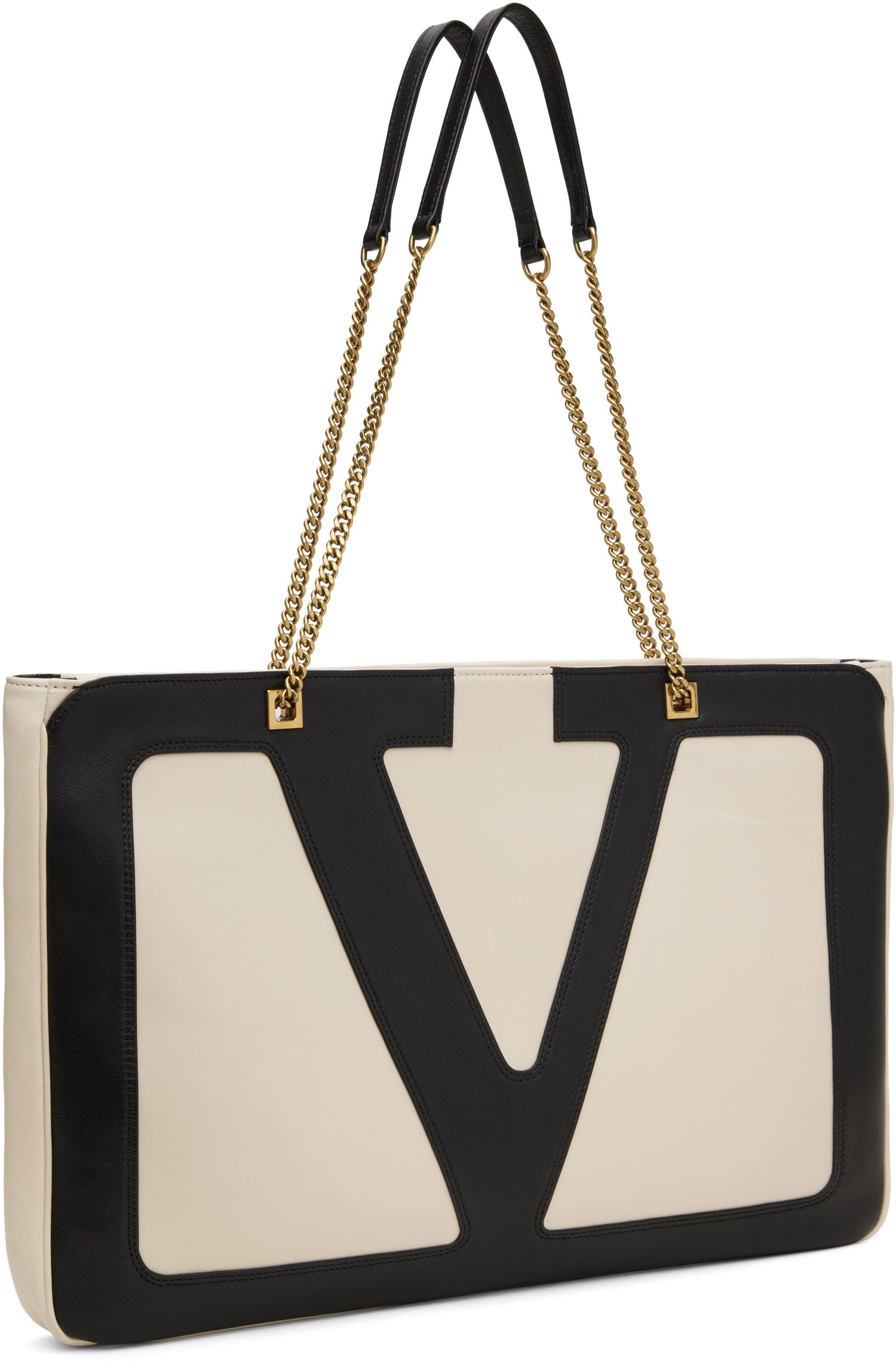 Голяма пазарска чанта Valentino Valentino Garavani Viva Superstar Nappa Leather Tote Бежово | 6W2B0R12PTJ, 1