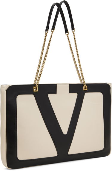 Голяма пазарска чанта Valentino Valentino Garavani Viva Superstar Nappa Leather Tote Бежово | 6W2B0R12PTJ, 1