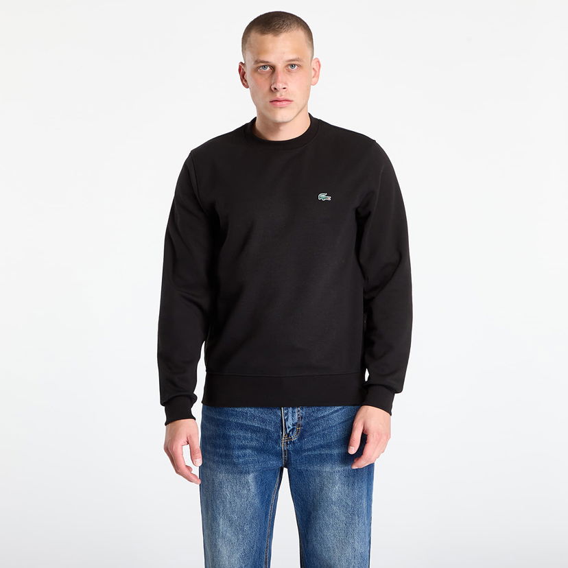 Суитчър Lacoste Sweatshirt Sweatshirt Black Черно | SH5127 031