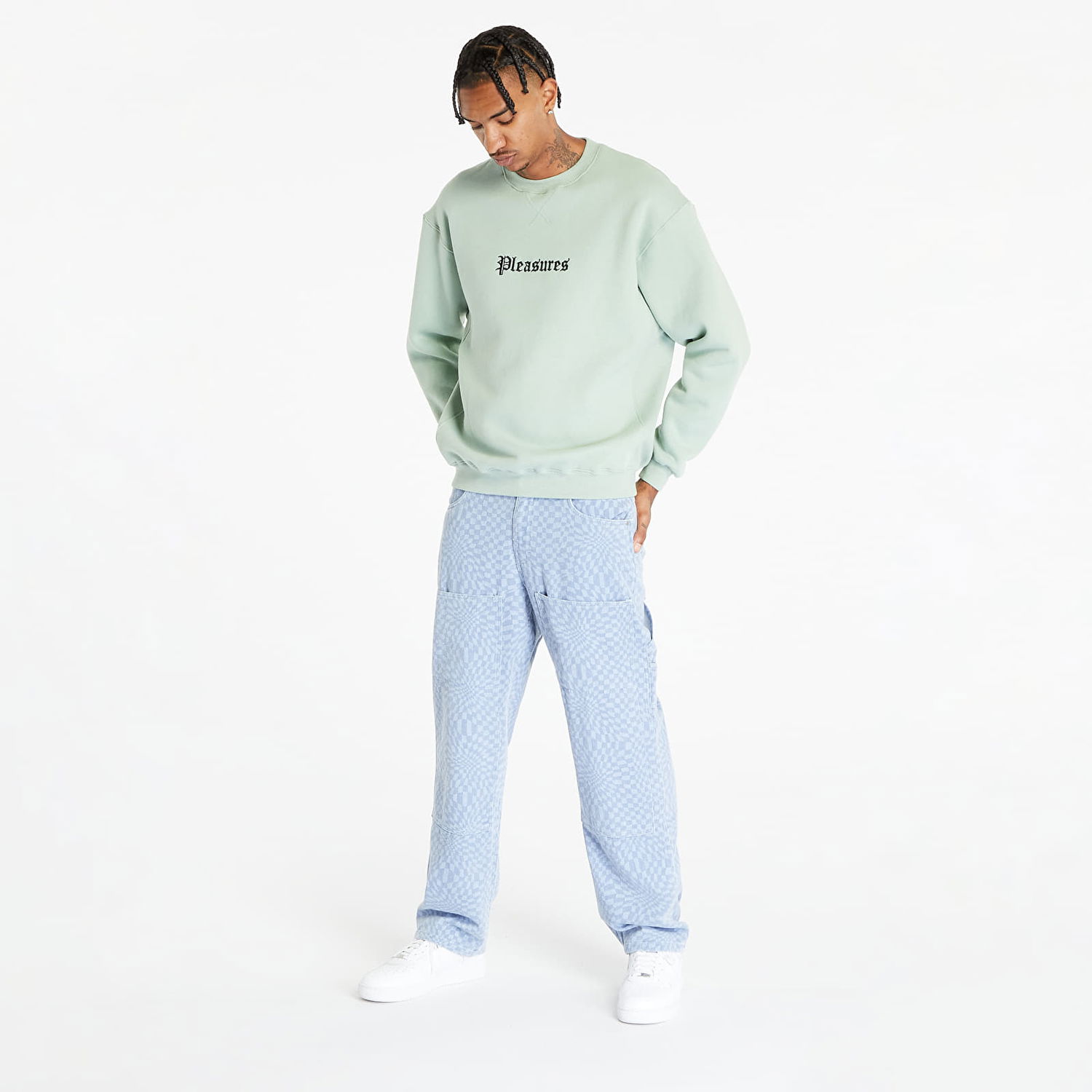 Суитчър Pleasures Recipe Crewneck Mint Зелено | P23F021 MINT, 1