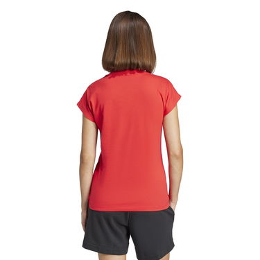 Тениска adidas Performance Linear Short Sleeve T-Shirt Червено | JG8661, 2