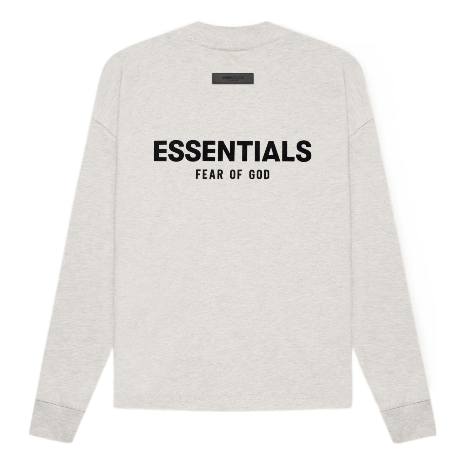 Тениска Fear of God Essentials Long Sleeves T-Shirt Сиво | FOG-SS22-414, 0