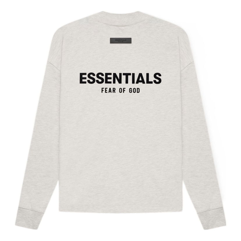 Тениска Fear of God Essentials Long Sleeves T-Shirt Сиво | FOG-SS22-414