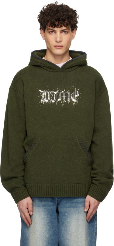 Суитчър Dime Wool Hoodie Зелено | DIMEHO2412ARM, 0