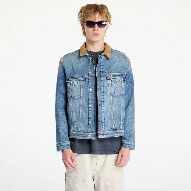 Ryan Teddy Regular Trucker Jacket Denim