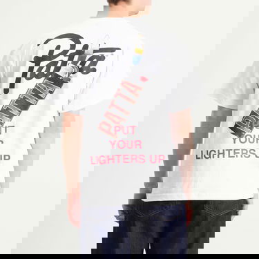 Тениска Patta Lighters T-Shirt, Size X-Small Бяло | POC-AW25-1000-290-0095-002, 3
