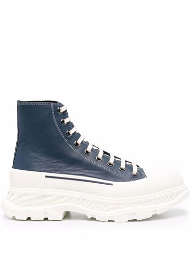 Кецове и обувки Alexander McQueen Alexander McQueen Ankle Boots Синьо | 627206WIAM24456, 0