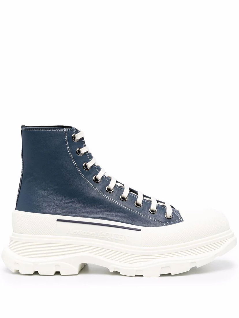 Кецове и обувки Alexander McQueen Alexander McQueen Ankle Boots Синьо | 627206WIAM24456