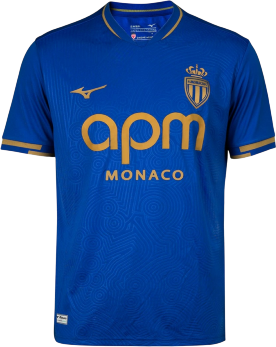Фланелка Mizuno Mizuno AS Monaco Away Jersey Синьо | p2gacx77-12, 0