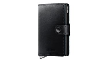 Портфейл Secrid Premium Black Leather Mini Cardholder Черно | MDu-Black, 0