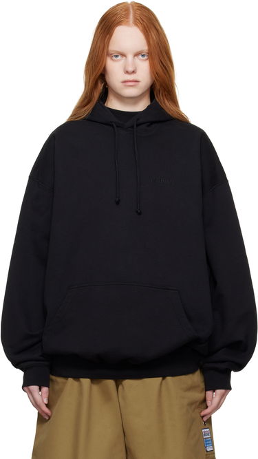 Суитчър VETEMENTS Vetements Logo Oversized Hoodie Черно | UH76HD100B, 0