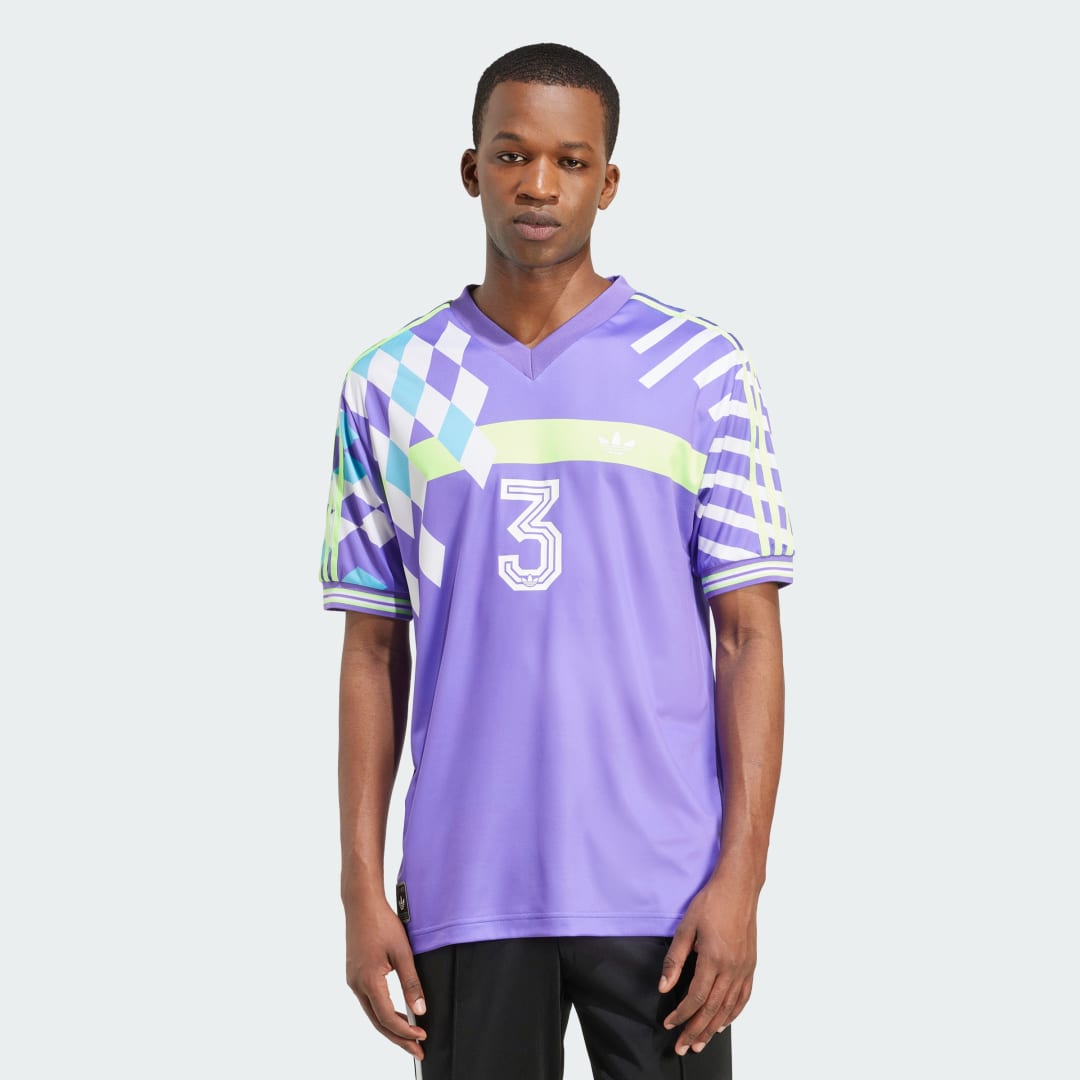 Фланелка adidas Performance Nuwave 90s Jersey Лилаво | KD4867, 0