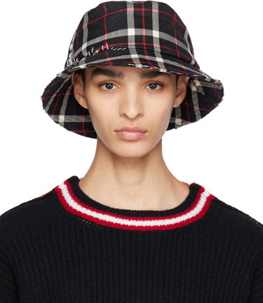 Шапка Marni Black Tartan Bucket Hat Черно | CLZC0088SY USCU54, 0