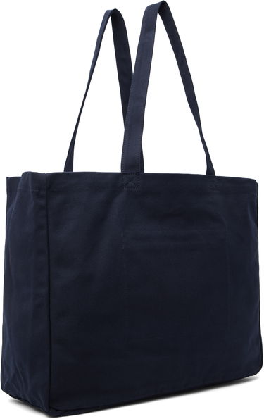 Голяма пазарска чанта Polo by Ralph Lauren Ralph Lauren Embroidered Canvas Tote Bag Тъмно синьо | 405945884001, 2