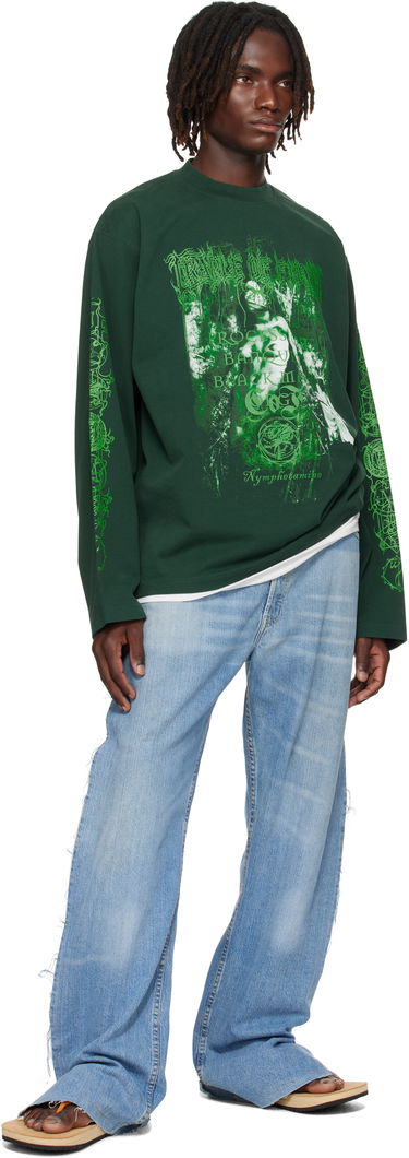 Тениска VETEMENTS Vetements Cradle Of Filth Nymphetamine Graphic Longsleeve T-Shirt Зелено | UCF76LS750E, 3