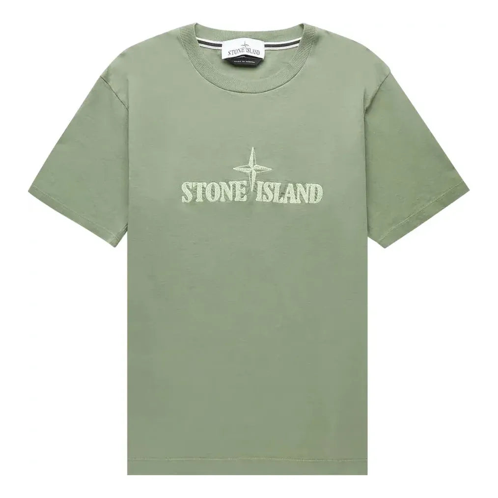 Тениска Stone Island Stitches Two T-Shirt Зелено | 781521579-V0055, 0