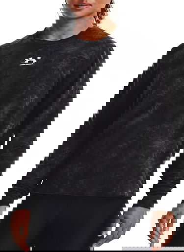 Суитчър Under Armour Sweatshirt Rival Terry Print Crew Черно | 1373036-001, 0