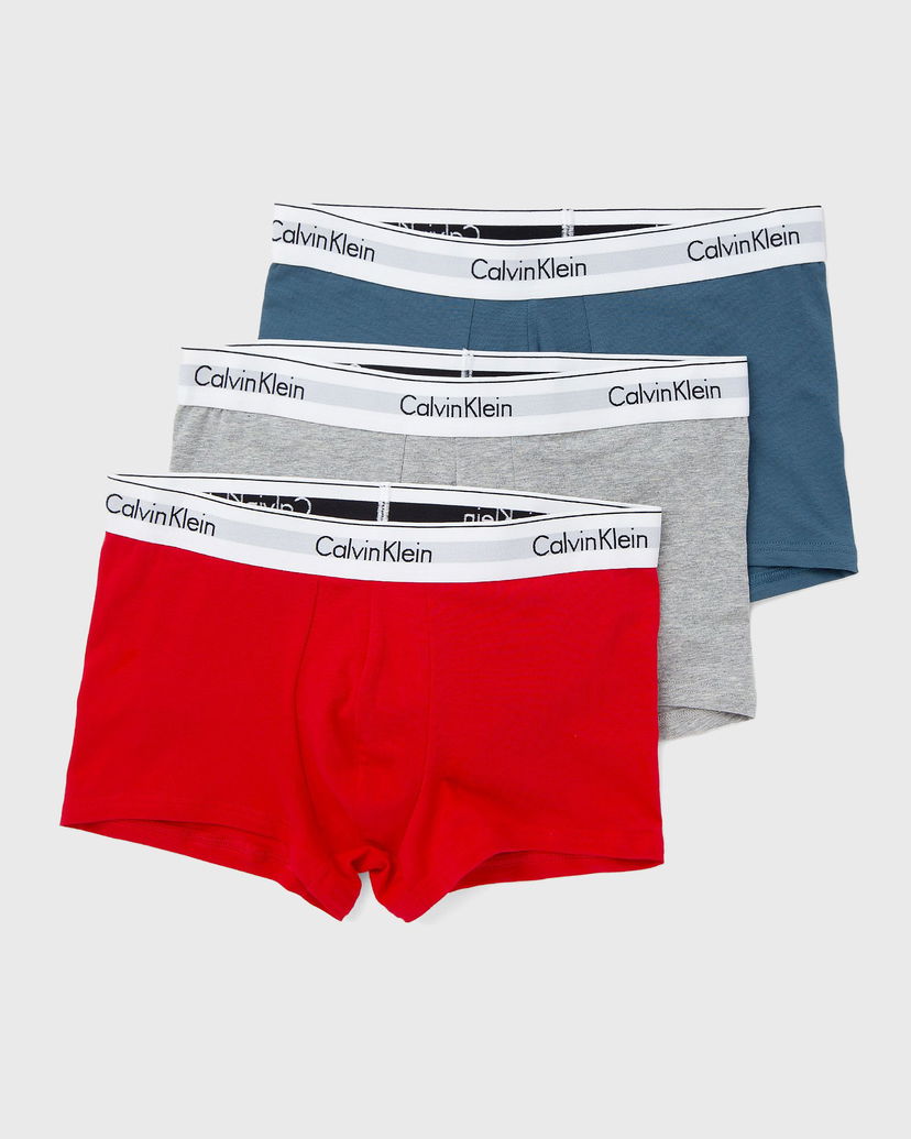 Боксерки CALVIN KLEIN MODERN COTTON STRETCH TRUNK 3-PACK Многоцветен | 000NB2380AN2I