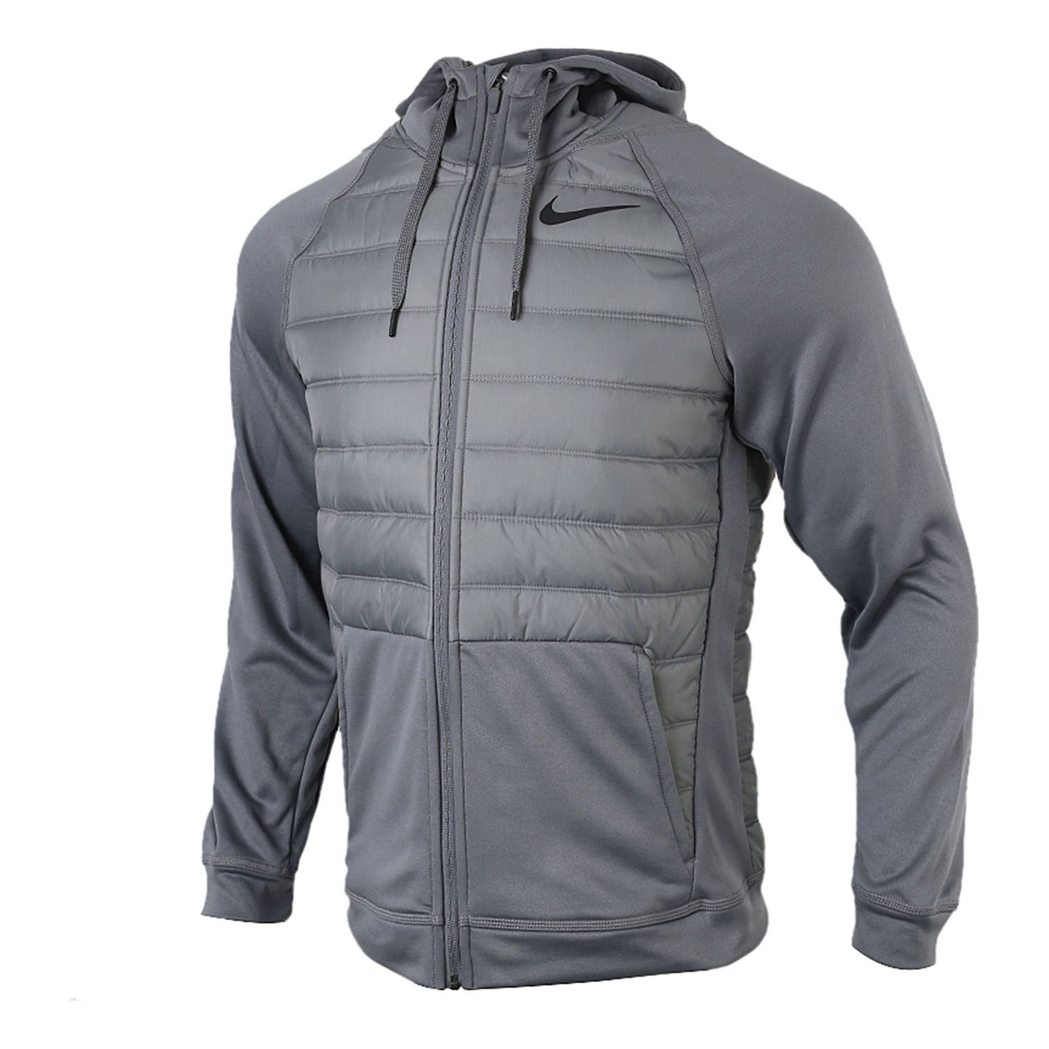 Яке Nike Therma Dri-FIT Cardigan Fleece Lined Training Hoodie Сиво | BV6299-084, 0