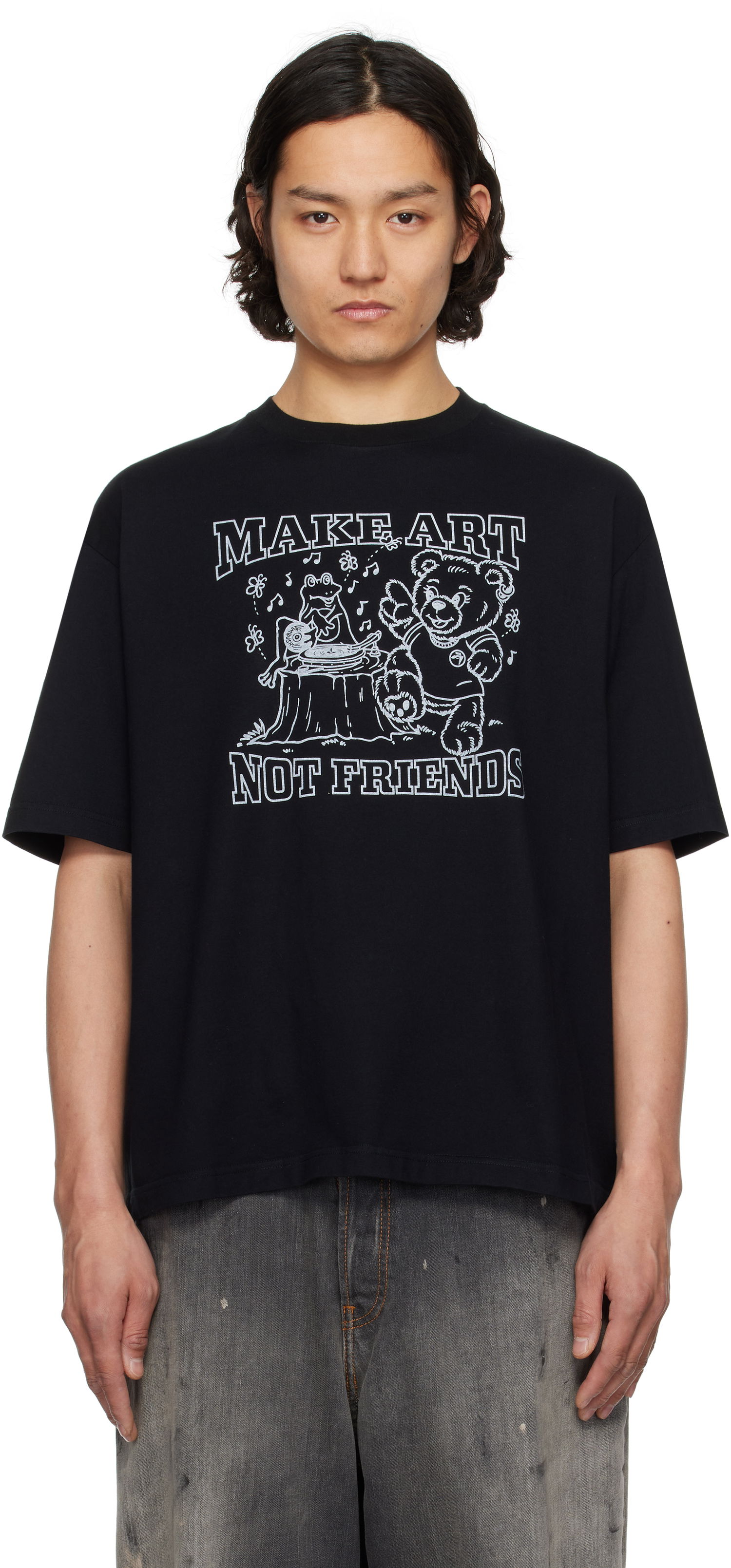 Тениска Ambush AMBUSH 'Make Art' Graphic T-Shirt Черно | 12115328, 0