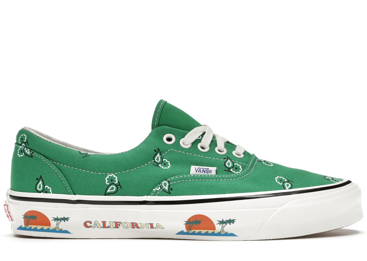 Кецове и обувки Vans OG Era Paisley Green Зелено | VN0A4BVAXE4, 0