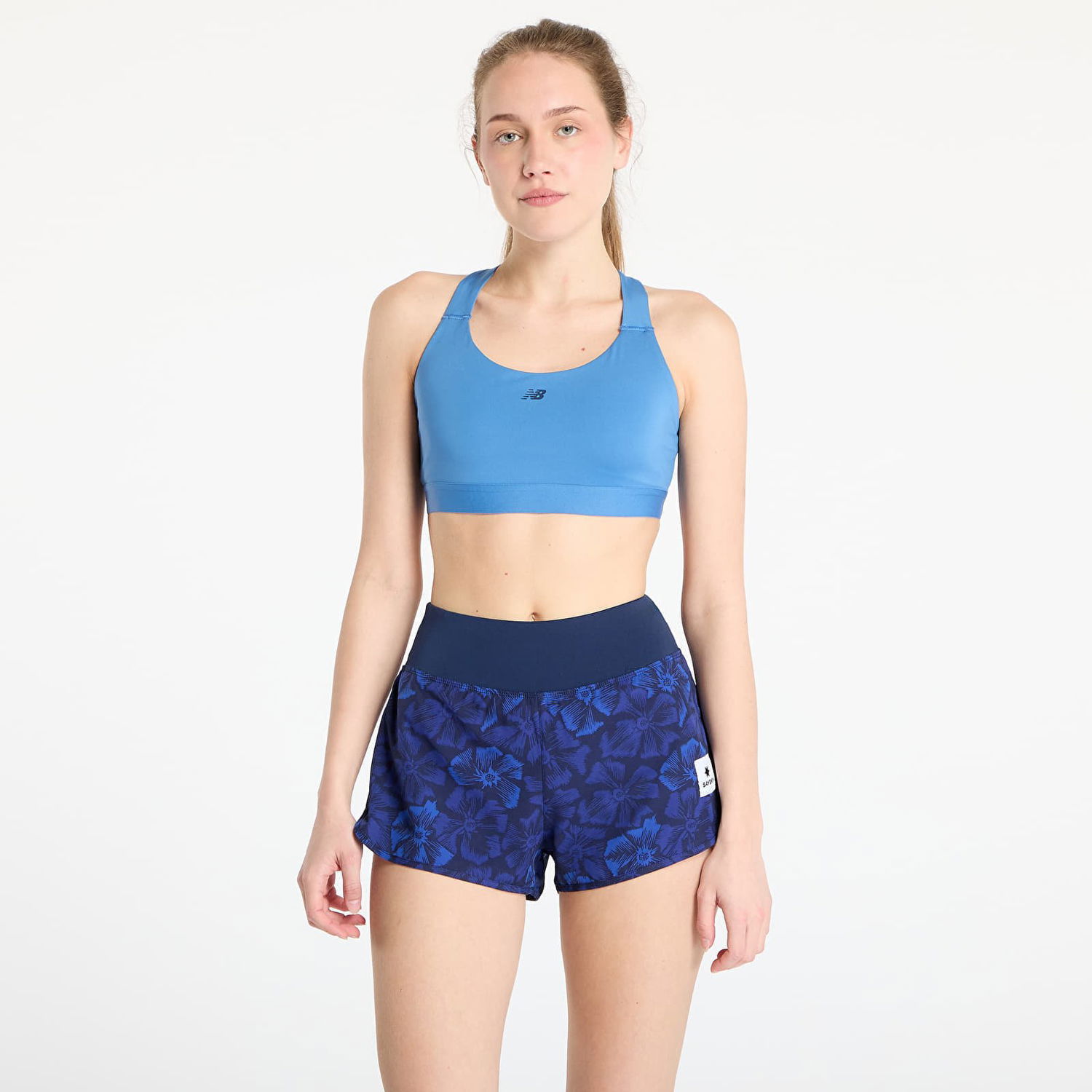 Сутиен New Balance Essential Train Bra Синьо | WB51035SET, 0