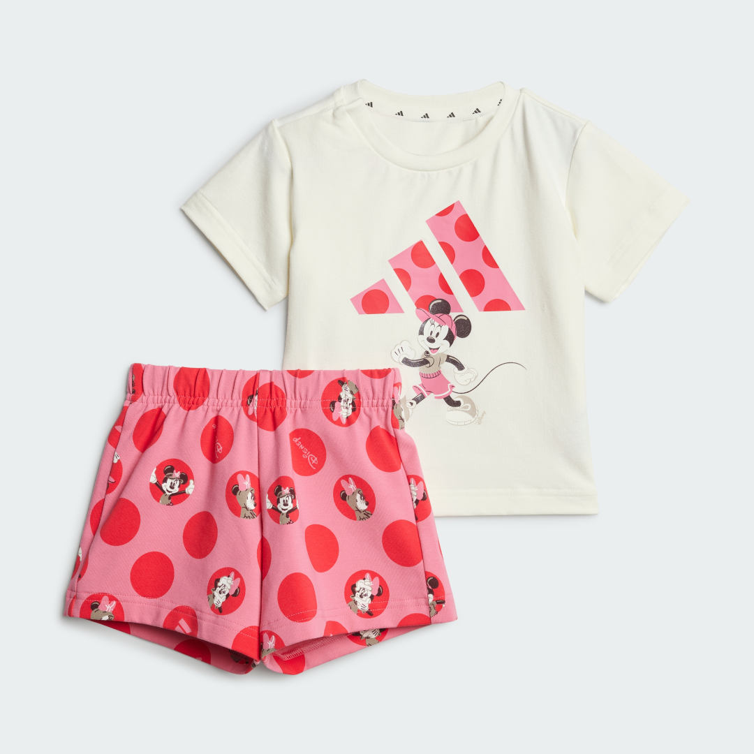 Комплект adidas Performance adidas x Disney Minnie Mouse Tee Set Розово | JF3626, 0