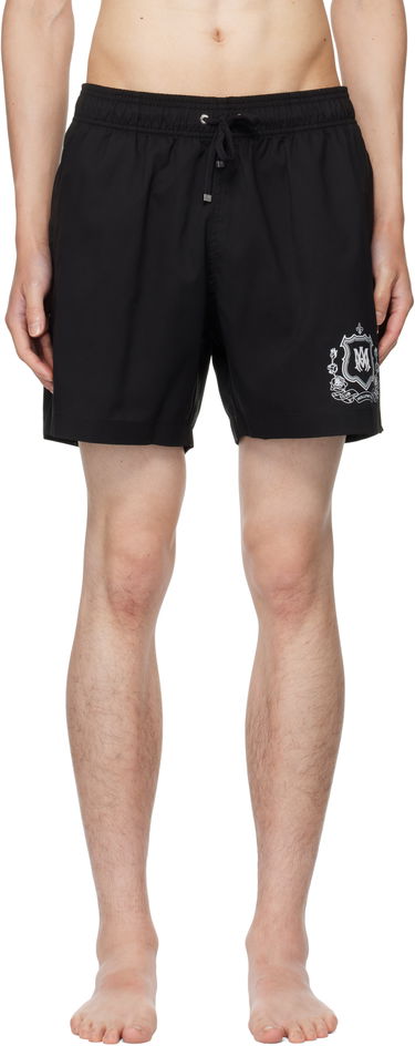 Бански AMIRI AMIRI 'Club AMIRI' Swim Shorts Черно | AMSWTK1046, 0