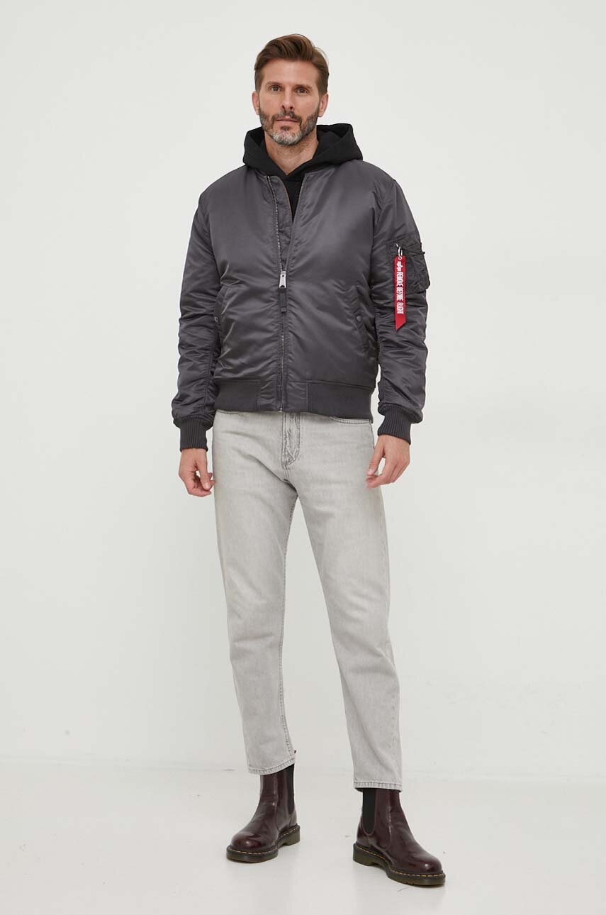 Яке бомбър Alpha Industries Alpha Industries MA-1 VF 59 Bomber Jacket Сиво | 191118.684, 1