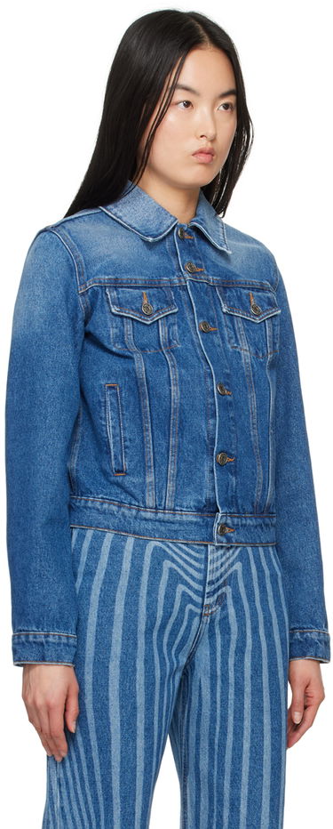 Яке Jean Paul Gaultier Gaultier Printed Denim Jacket Синьо | 24/25-U-VE040I-D013-5701, 1