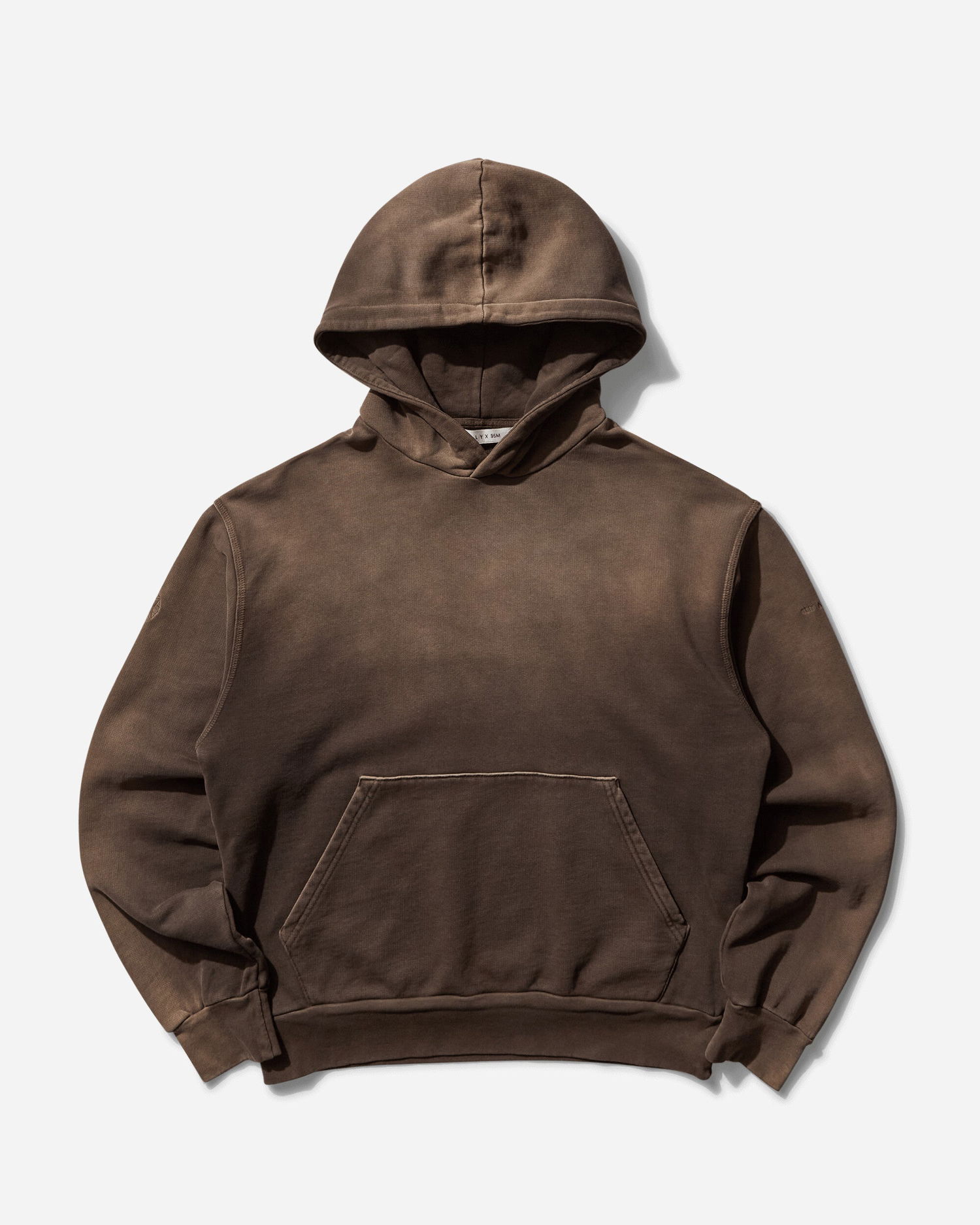 Суитчър 1017 ALYX 9SM Garment Dye Boxy Hoodie Кафяво | AAMSW0252FA01 WBR, 0