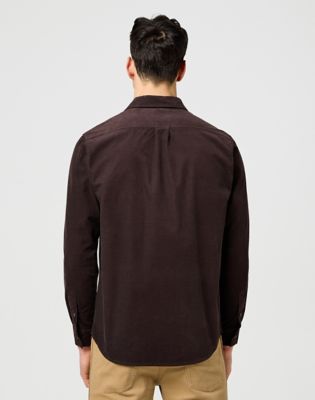 Риза Wrangler Wrangler Regular Fit Corduroy Shirt Кафяво | 112371528:XXL, 0