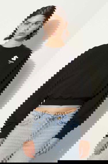 Суитчър KENZO Kenzo Flower Boke 2.0 Cropped Sweat Черно | FE62SW1664MI.99J, 0