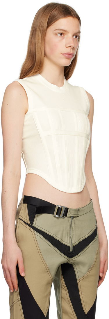 Потник Dion Lee Corset Tank Top Бяло | C3094R23, 1