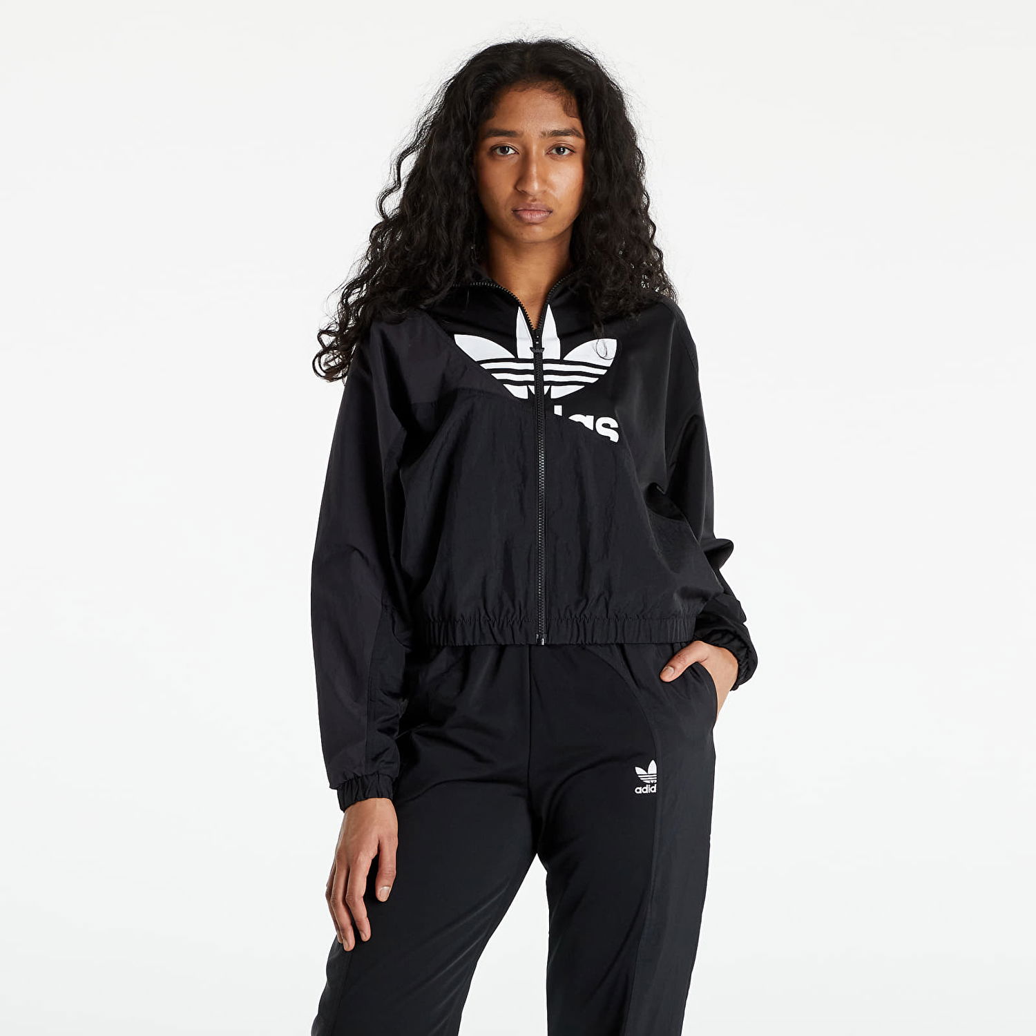 Ветровка adidas Originals Adicolor Split Trefoil Черно | hc7056, 0