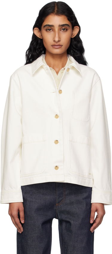 Яке A.P.C. A.P.C. Nikkie Denim Jacket Бяло | COGZV-F02937, 0