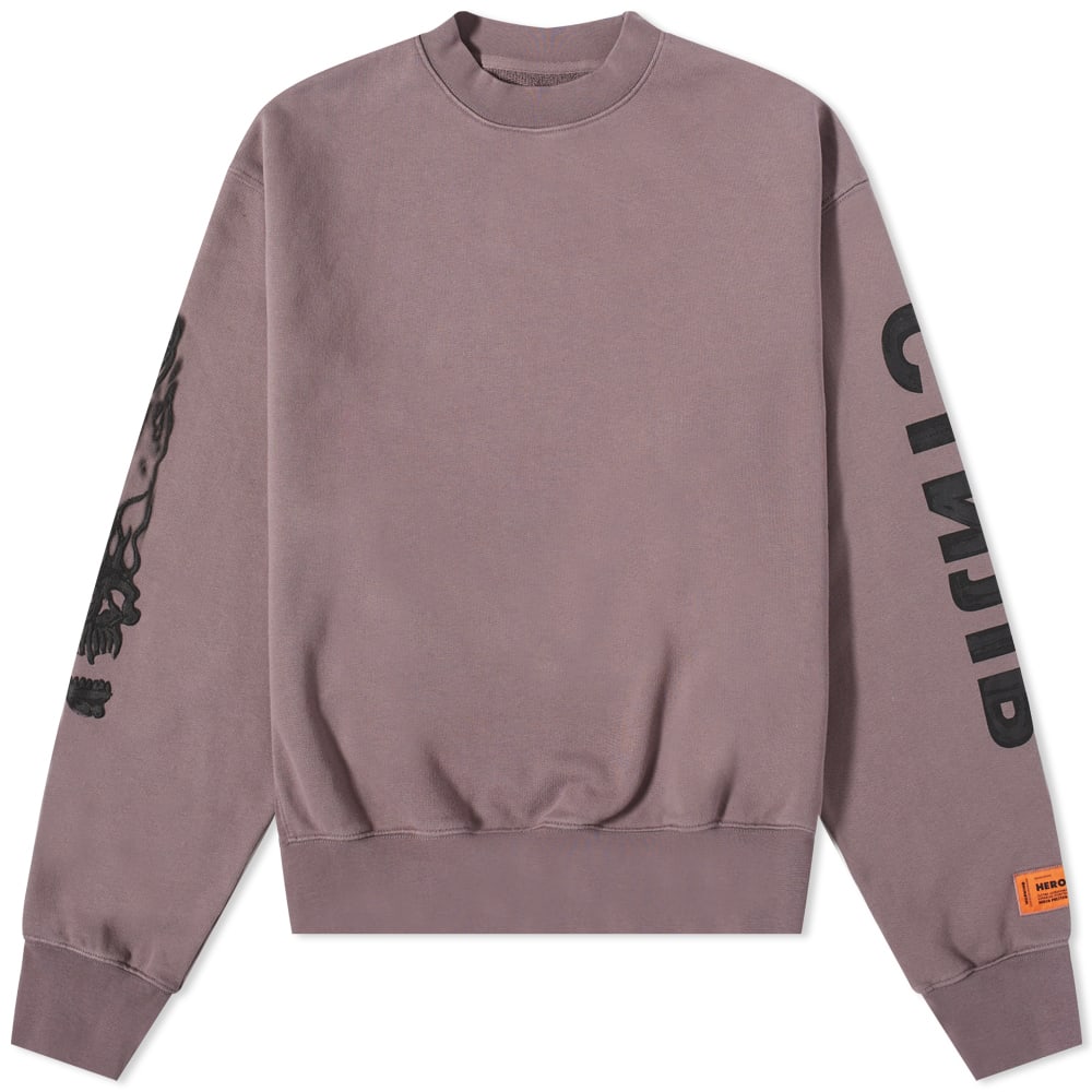 Пуловер HERON PRESTON Flaming Skull Crewneck Сиво | HMBA020F22JER0010910, 0