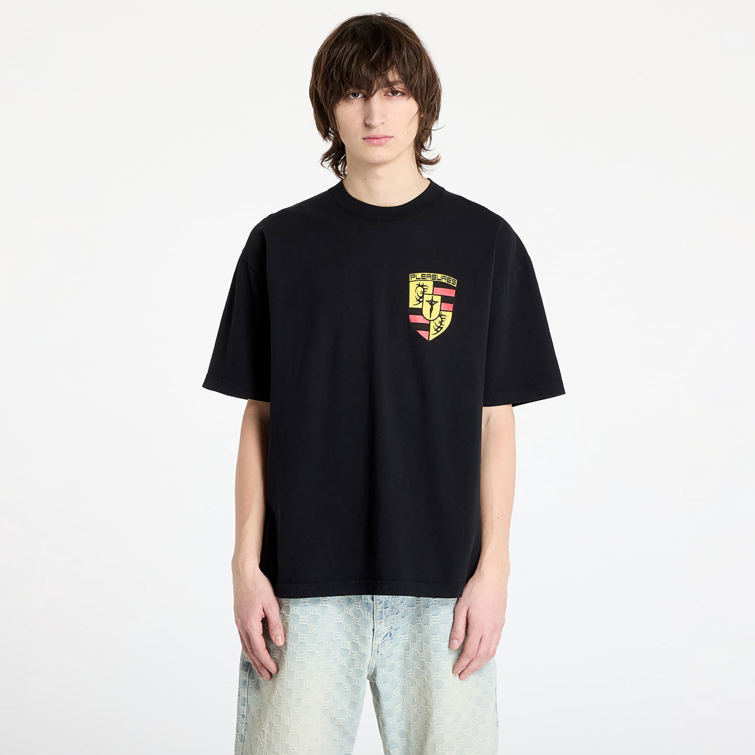 Тениска Pleasures PLEASURES Fast Life T-Shirt Черно | P25SP057 BLACK, 0