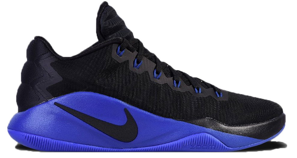 Кецове и обувки Nike HyperDunk 2016 Low Black Royal Синьо | 844363-040, 0