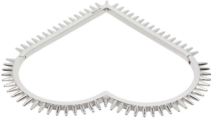 Колие We11done We11done Heart Spike Bracelet Металик | WD-AJ1-23-531-U-SV, 1